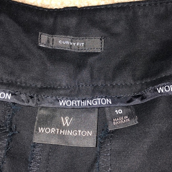Black Worthington pants sz 10 - Picture 2 of 2